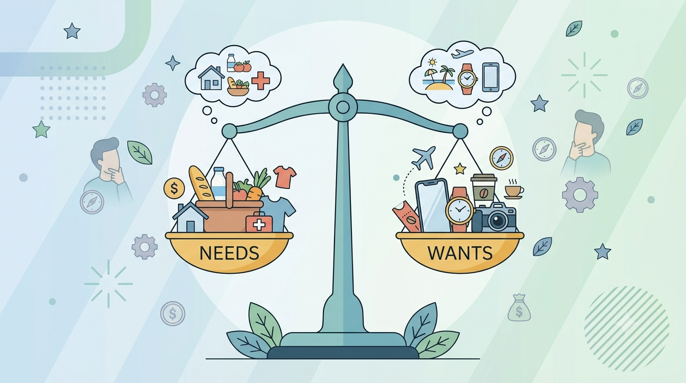 Needs vs Wants: How to Actually Tell the Difference When Spending