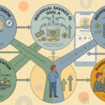 illustration representing how to stop comparing finances and focus on personal progress