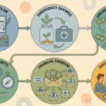 illustration representing financial goals and personal money planning