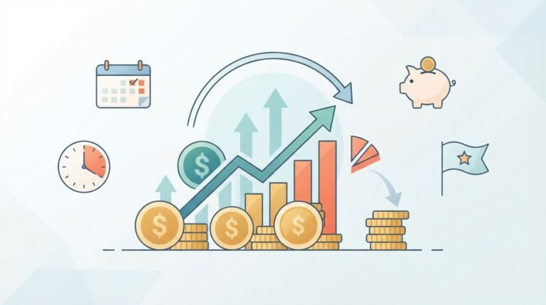 illustration showing how the 4% rule works for early retirement planning