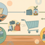 illustration representing impulse spending triggers and better purchasing decisions
